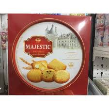 Bánh Quy Bơ Majestic Hộp Thiếc 382g - Hàng Cao Cấp