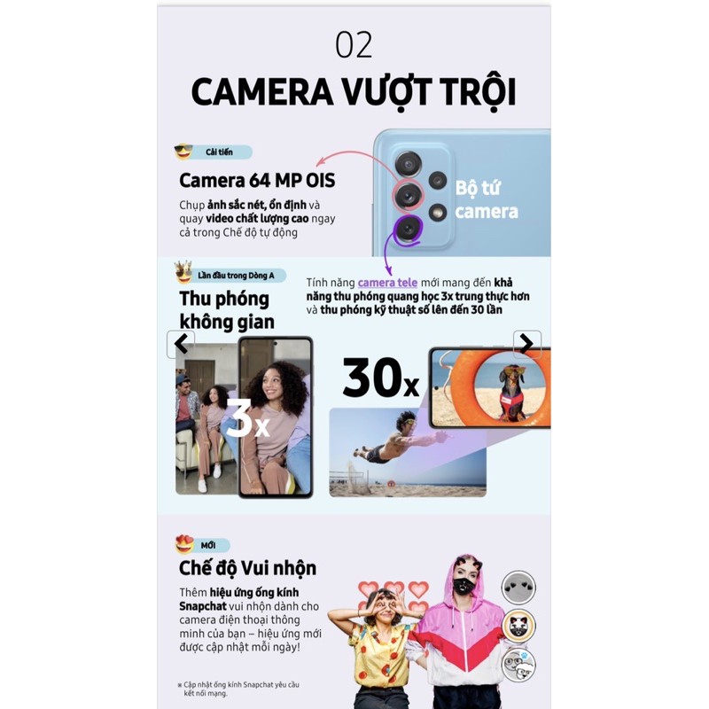 Điện Thoại ❤FreeShip❤ Samsung Galaxy A72 Chính Hãng Nguyên Seal Bảo Hành 12 Tháng