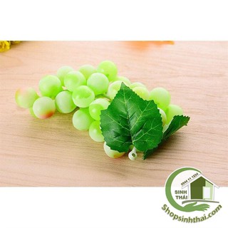 Chùm quả nho giả màu xanh - trái cây giả cao cấp