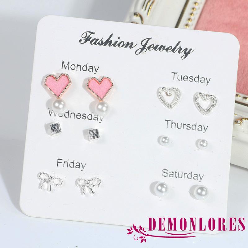 Bộ Khuyên Tai Ngọc Trai Thời Trang Dành Cho Nữ