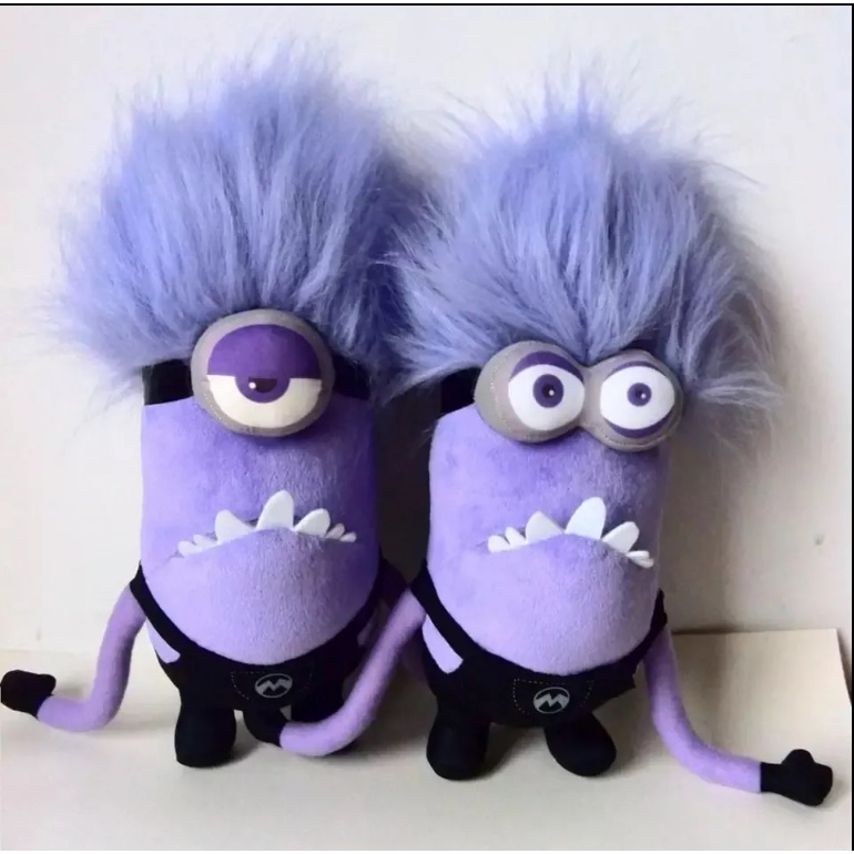Thú nhồi bông hình Minion màu tím 30cm