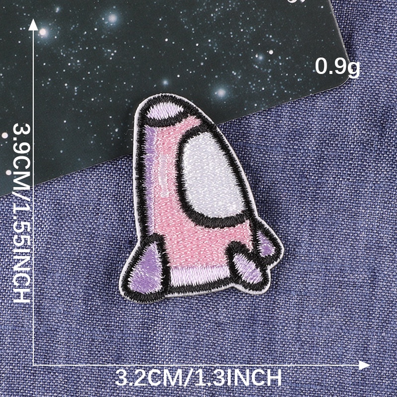 Miếng Dán Trang Trí Quần Áo Hình Phi Hành Gia Hoạt Hình Đáng Yêu