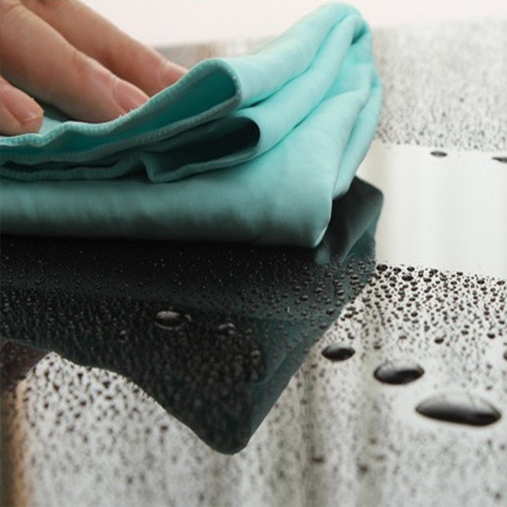 Khăn Lau Nội Thất Ô Tô, Lau Kính Kiểu Da Bò