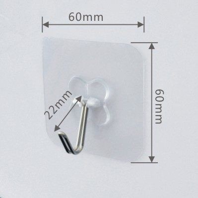 ❤️ Giá Sỉ ❤️ Móc dán tường trong suốt siêu dính, siêu chịu lực