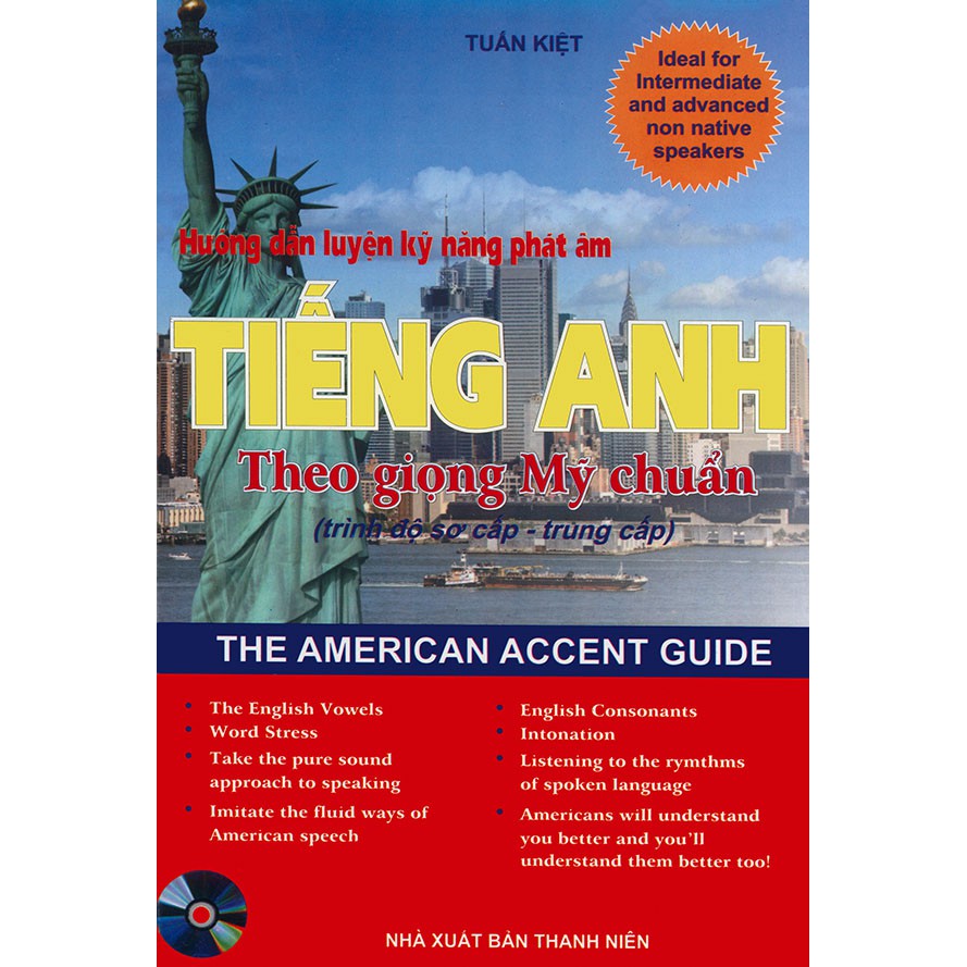 Sách - Hướng dẫn luyện kỹ năng phát âm tiếng Anh theo giọng Mỹ chuẩn (kèm CD)