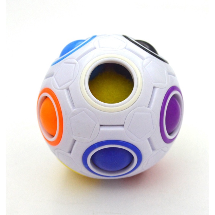 Rubik Biến Thể Quả Bóng Tròn UFO Cầu Vồng Rubik Rainbow Ball Magic Ball YJ YongJun Siêu Xịn
