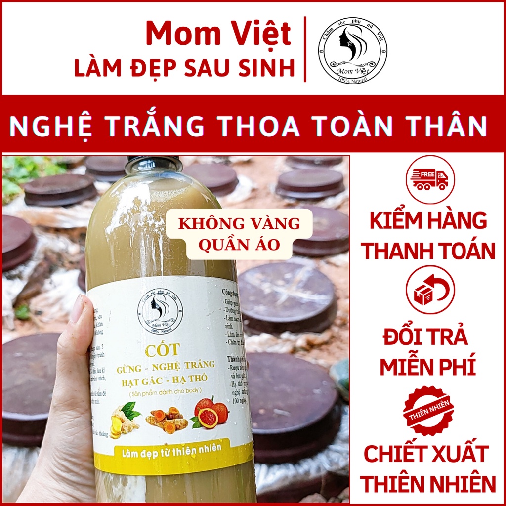 MOM VIỆT THOA BODY BỤNG GIẢM EO THÂM RẠN KHỬ MÙI MẸ SAU SINH