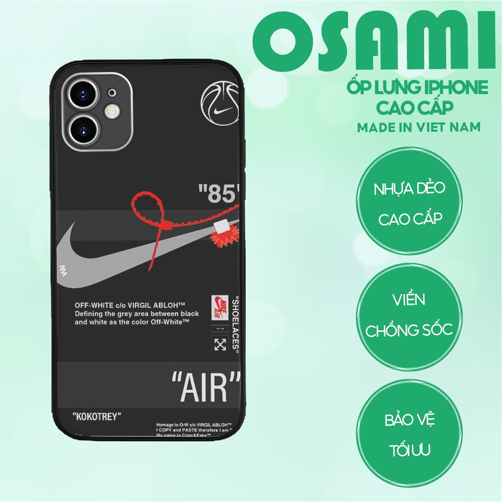 Ốp lưng pop art NIKE AIR "85" KOKOTREY OSAMI cho Iphone 6/7/8/x/xr/xs/11/12/13/14 plus promax mini NIKPOD00255
