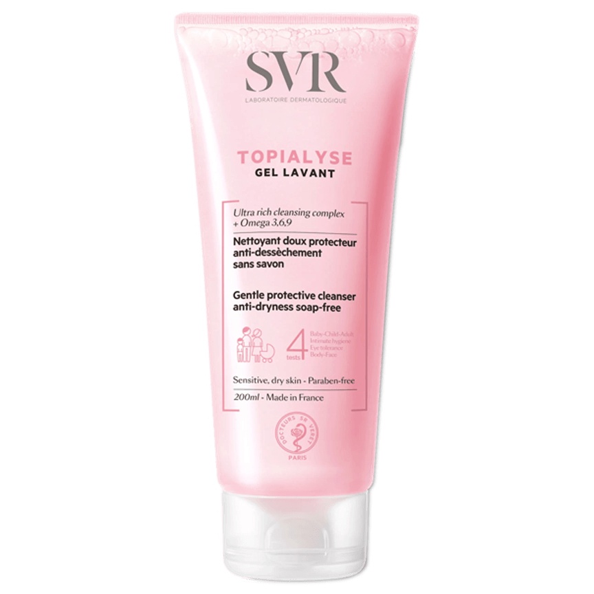 Sữa Rửa Mặt Cho Da Khô Nhạy Cảm SVR Topialyse Gel Lavant