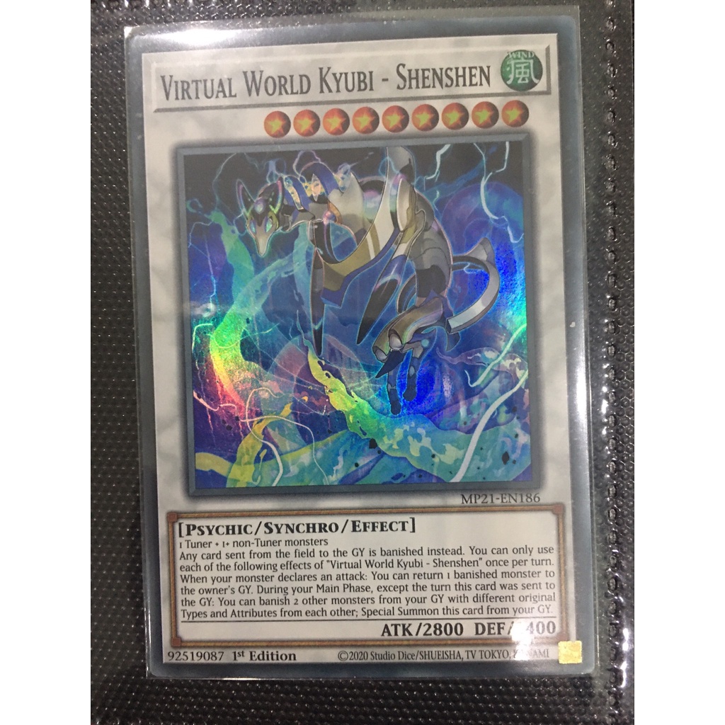 Thẻ bài Virtual World Kyubi Shenshen Xuất xứ Châu Âu