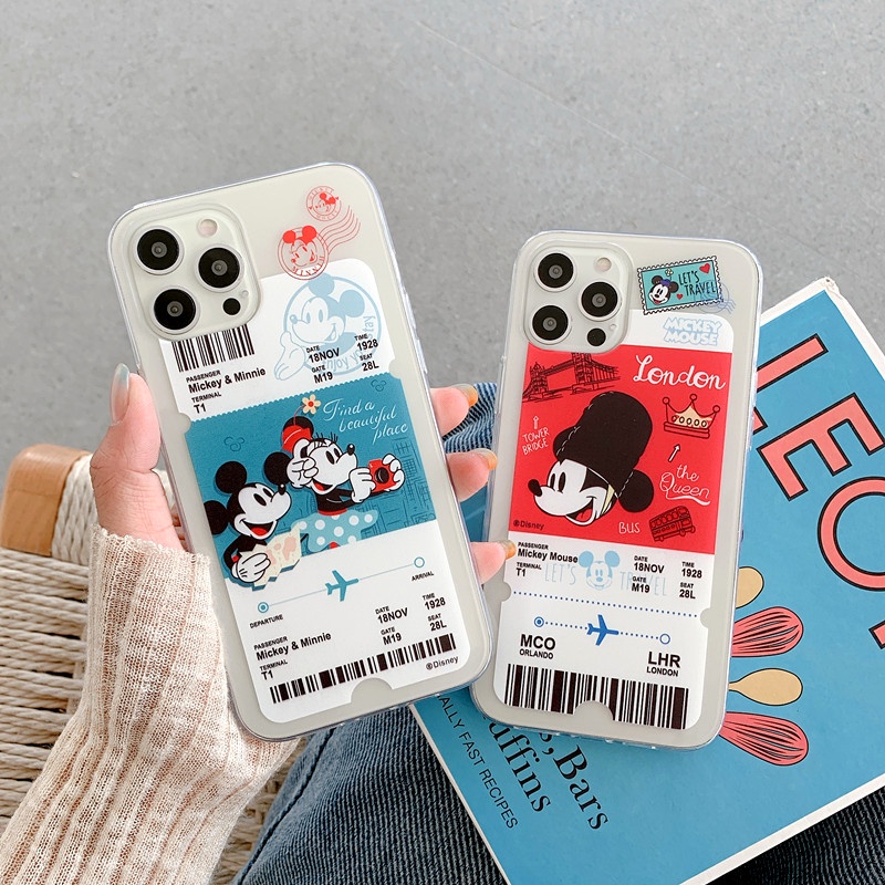 Samsung Galaxy J2 J1/J1 Mini Prim 2015 /J1 ACE/J110 J200 G5308/Grand Prime Cartoon Mickey Mouse Air tickets Graffiti label Soft Silicone TPU Phone Casing Case Back Cover