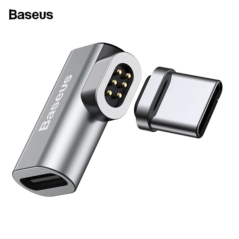 Baseus USB Type C Cable To Type-C Magnetic Adapter For Macbook Samsung Converter