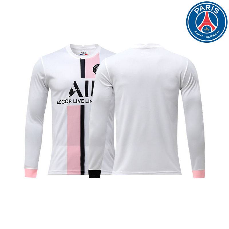 Np2 2021-2022 Paris Saint-Germain Fc. Áo Thun Thể Thao Tay Dài In Hình Cầu Thủ Messi Neymar Mbappe Plus Size