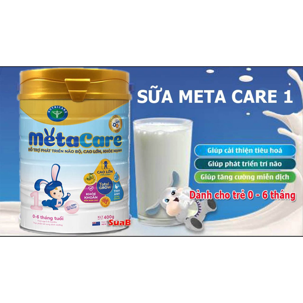 Sữa bột Nutricare MetaCare Step 1 Lon 400g_900g_Duchuymilk