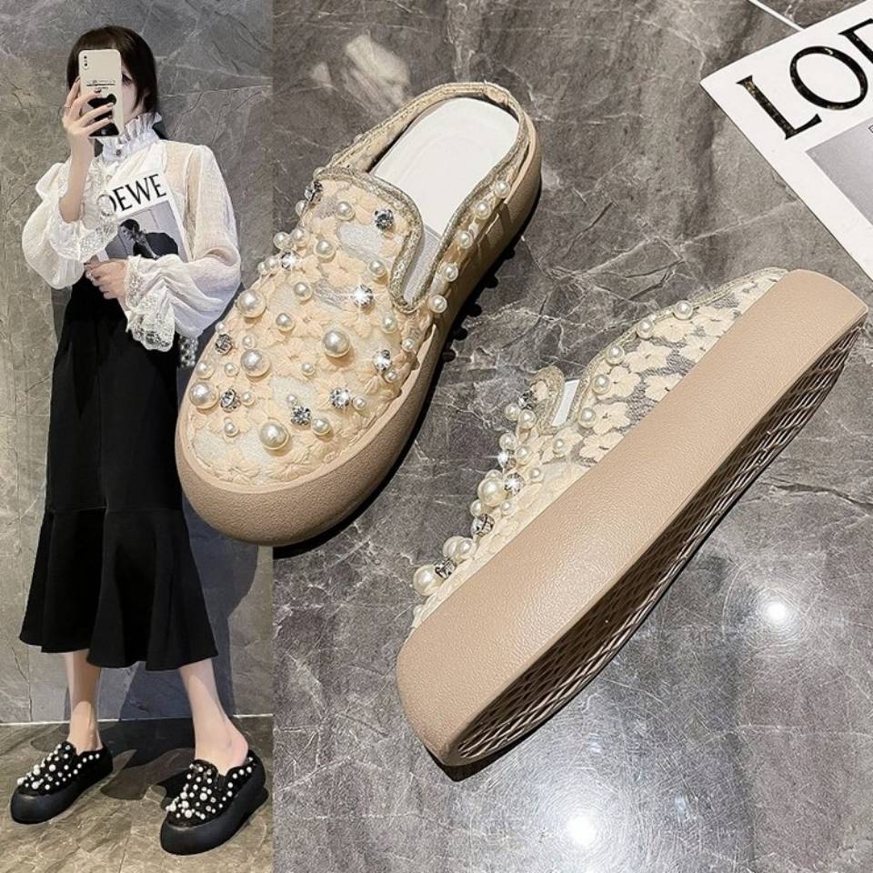 Dép Sandal Đế Dày Phong Cách Mới Dễ Thương Cho Nữ