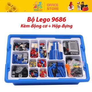 [HOT] Bộ Lắp Ráp Mô Hình Kỹ Sư Cơ Khí 9686 Kèm Động Cơ M Và Hộp Đựng, Technic - Đồ Chơi Lắp Ráp Thông Minh