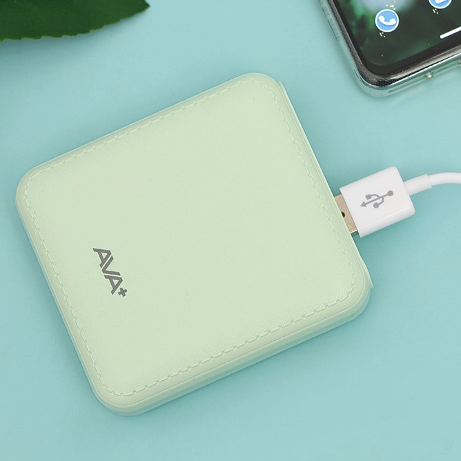 Pin sạc dự phòng AVA DS005 7500mAh Micro USB/2 cổng USB - Chính hãng BH 12 tháng