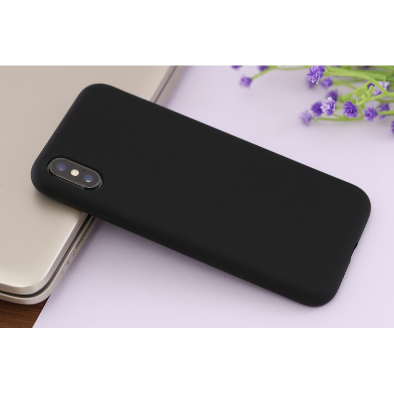 Ốp lưng iphone dẻo đen trơn 5/5s/6/6plus/6s/6splus/7/7plus/8/8plus/x/xr/xs/11/12/pro/max/plus/promax- ATS -AT
