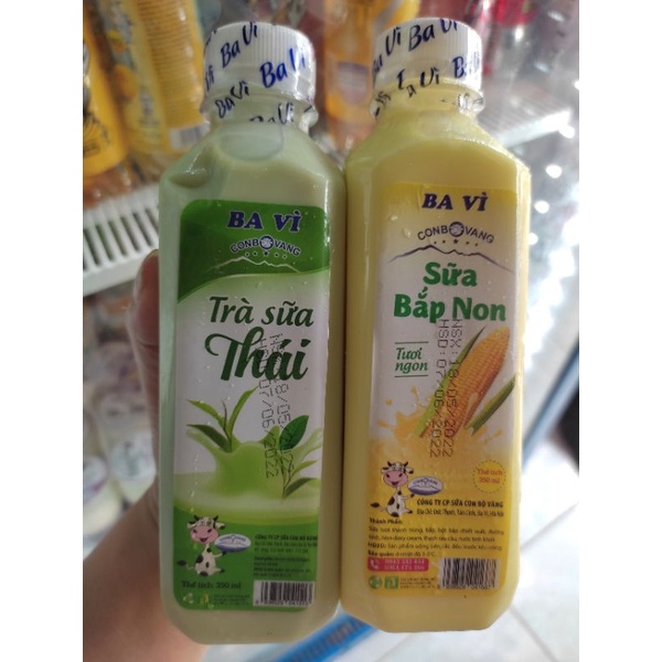 Sữa bắp non còn bò vàng Ba Vì/ sữa ngô/ trà sữa Thái Ba Vì 350ml