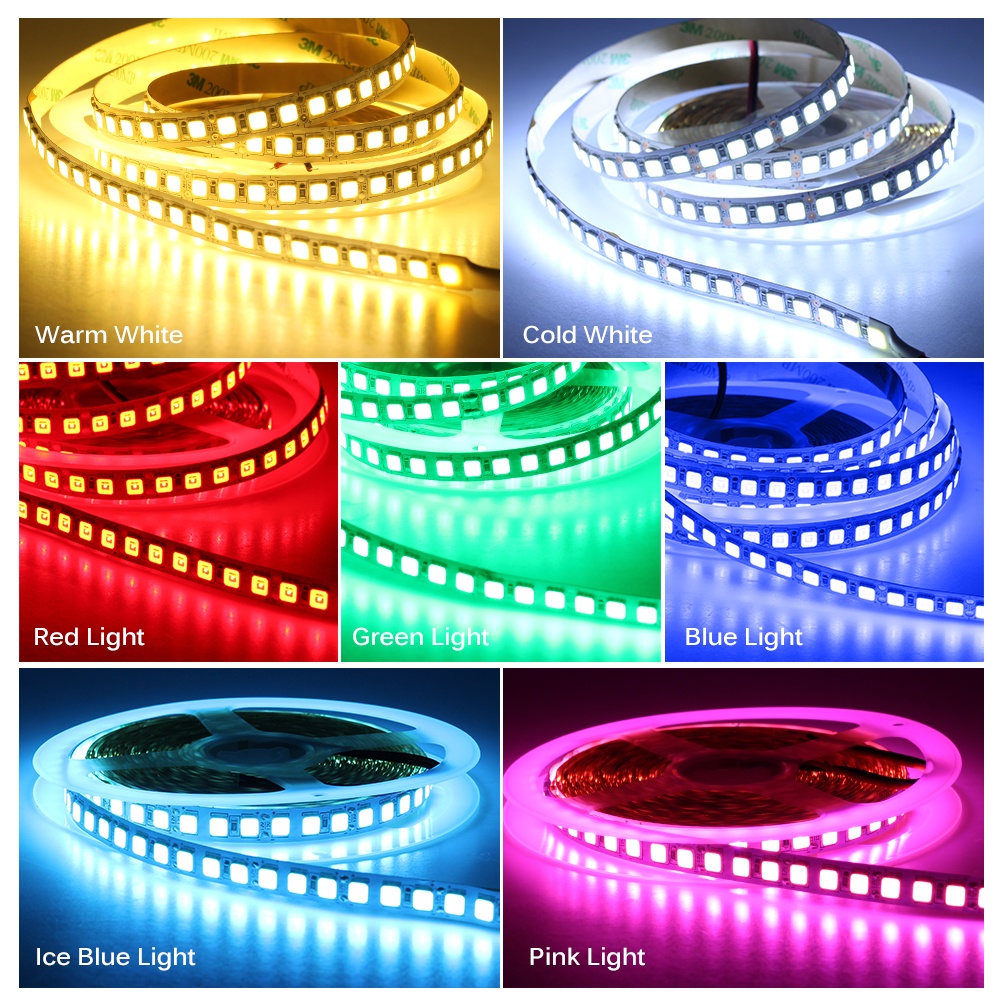 Dây đèn LED DC12V 5054 120LEDs/m 12V SMD 5050 RGB dài 5m chống thấm nước