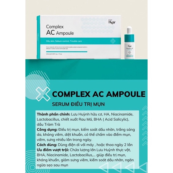 SerumComplex AC ampoule isov 1lọ 10ml
