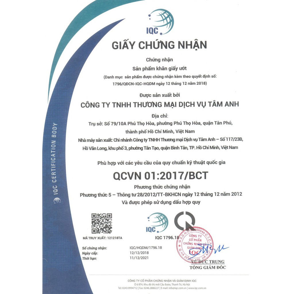 Khăn giấy ướt Cồn Kháng Khuẩn HL - Hương chanh xả