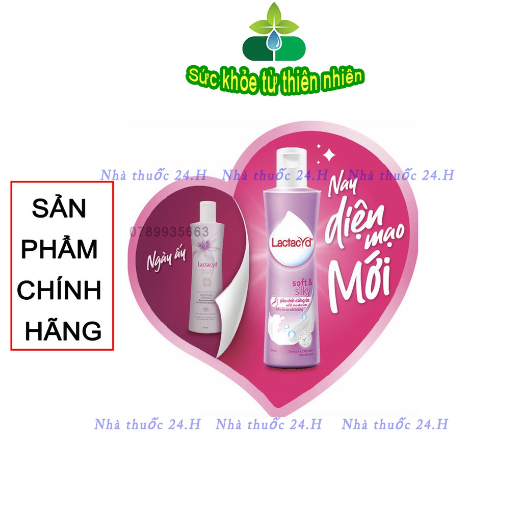 Dung Dịch Vệ Sinh Phụ nữ Lactacyd Soft &amp; Silky 250ml