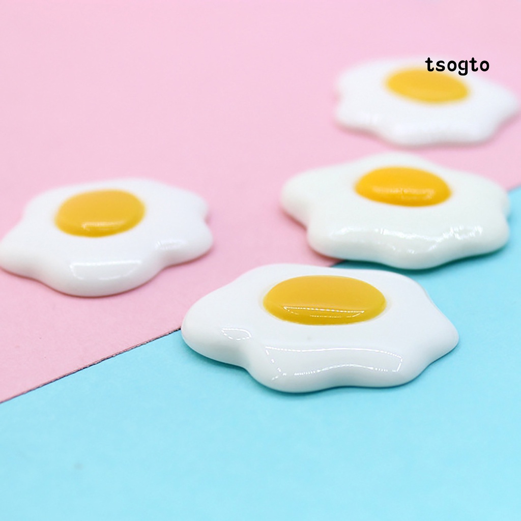 Set 5 Mô Hình Trứng Chiên Mini Bằng Nhựa Resin Cho Bé