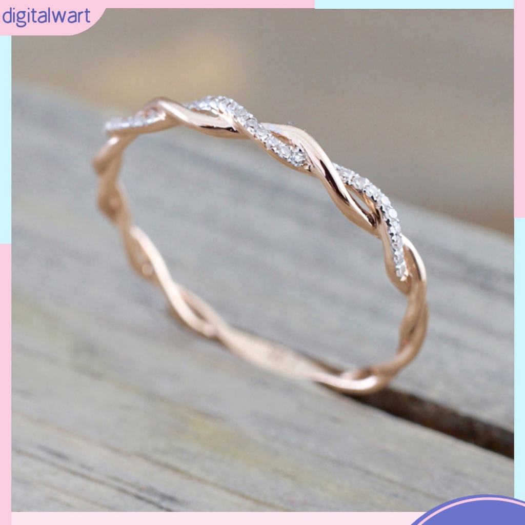 Nhẫn Đính Đá Kiểu Dáng Đơn Giản Thời Trang Cho Nữ