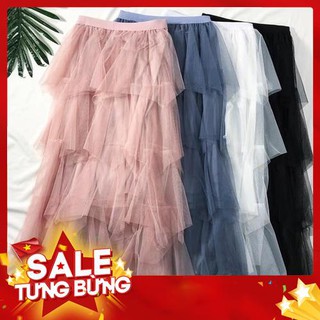 Chân váy voan xoè xếp tầng công chúa Quảng Châu ( Có ảnh thật ) - Siêu HOT
