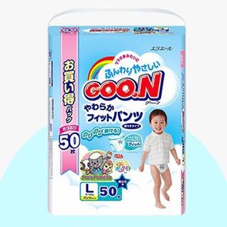 Tã/Bỉm Goon nội địa size S84, M58 , L44, L54, XL38