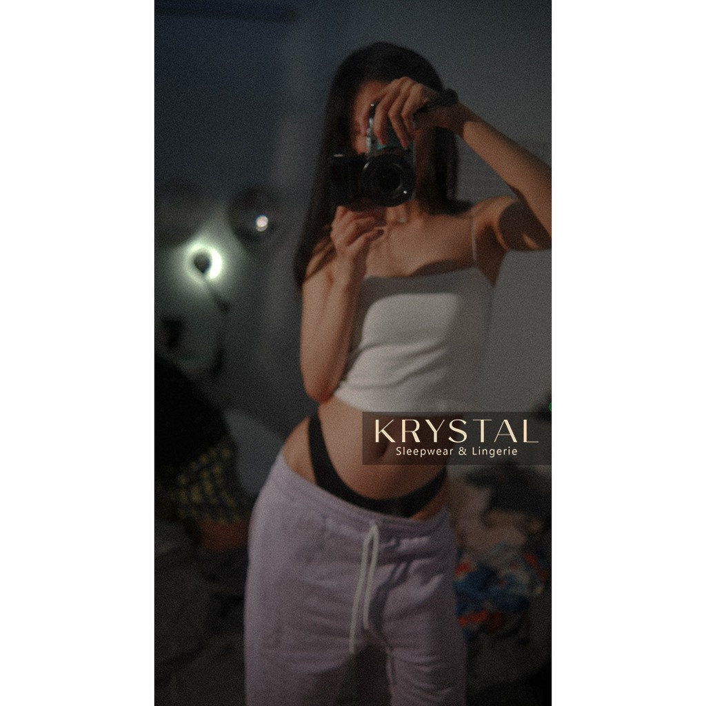 Quần lót su khe lưng vừa màu trơn KRYSTAL NKQ34