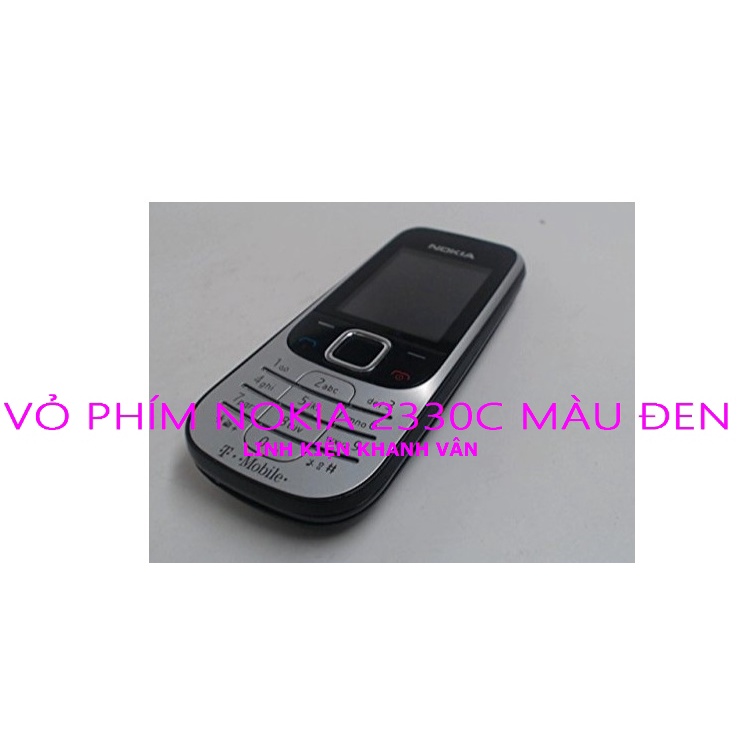 VỎ PHÍM NOKIA 2330C MÀU ĐEN