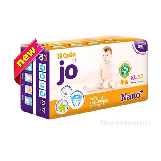 Bỉm Jo quần XL 32 miếng ( 12-17 kg)