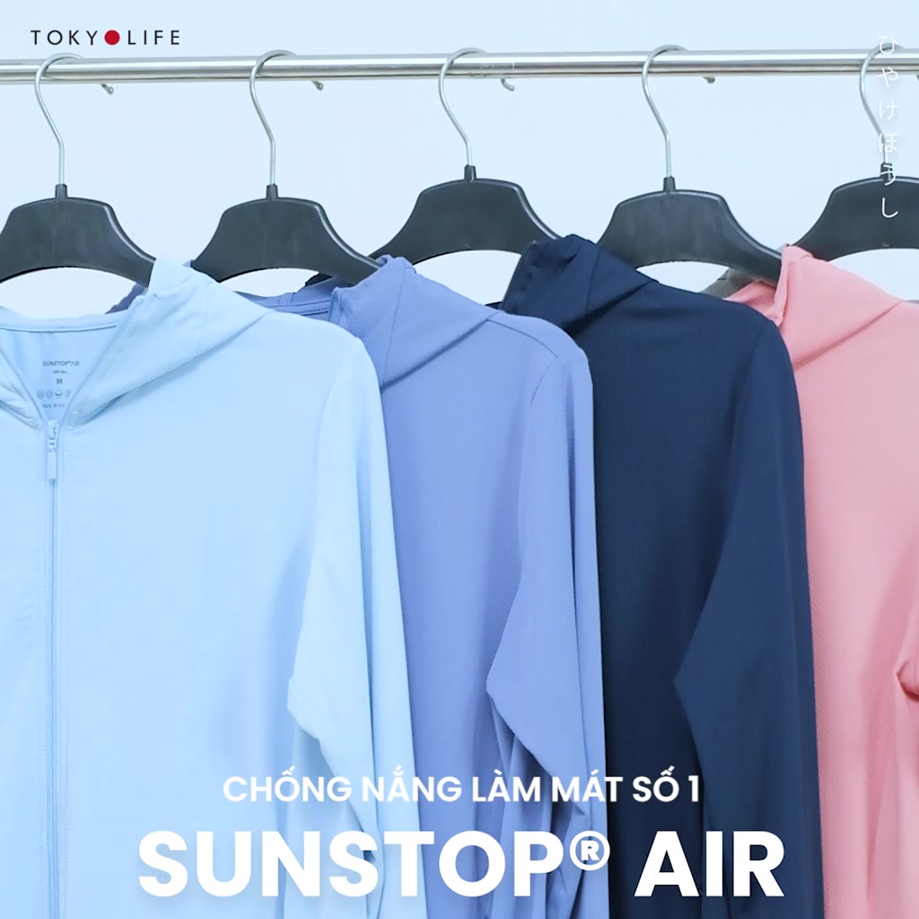 Áo chống nắng Nữ SunStop Air mũ liền chống tia UV TOKYOLIFE F9UVJ084M | BigBuy360 - bigbuy360.vn