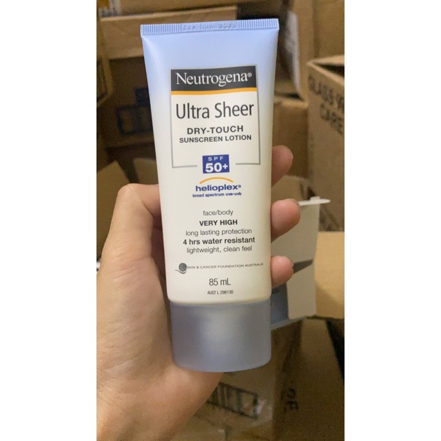 Kem chống nắng NEUTROGENA của Úc 88ml - ĐỦ BILL , DATE XA