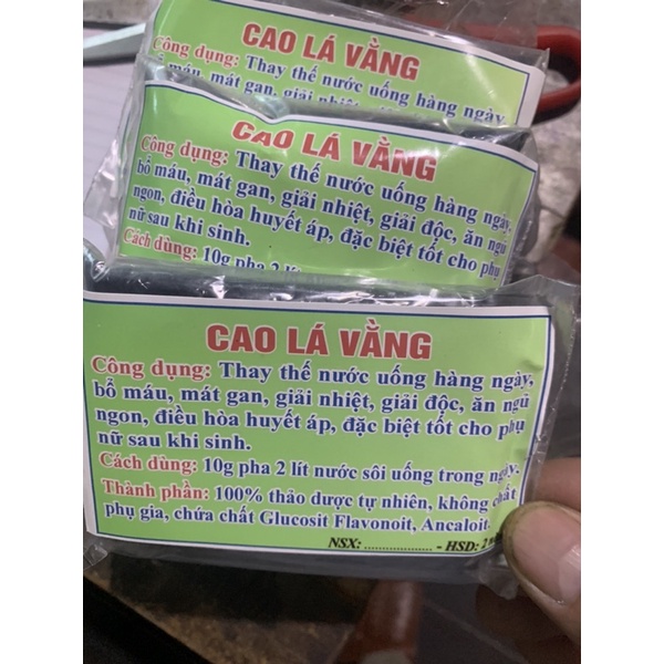Cao chè vằng miếng 100g