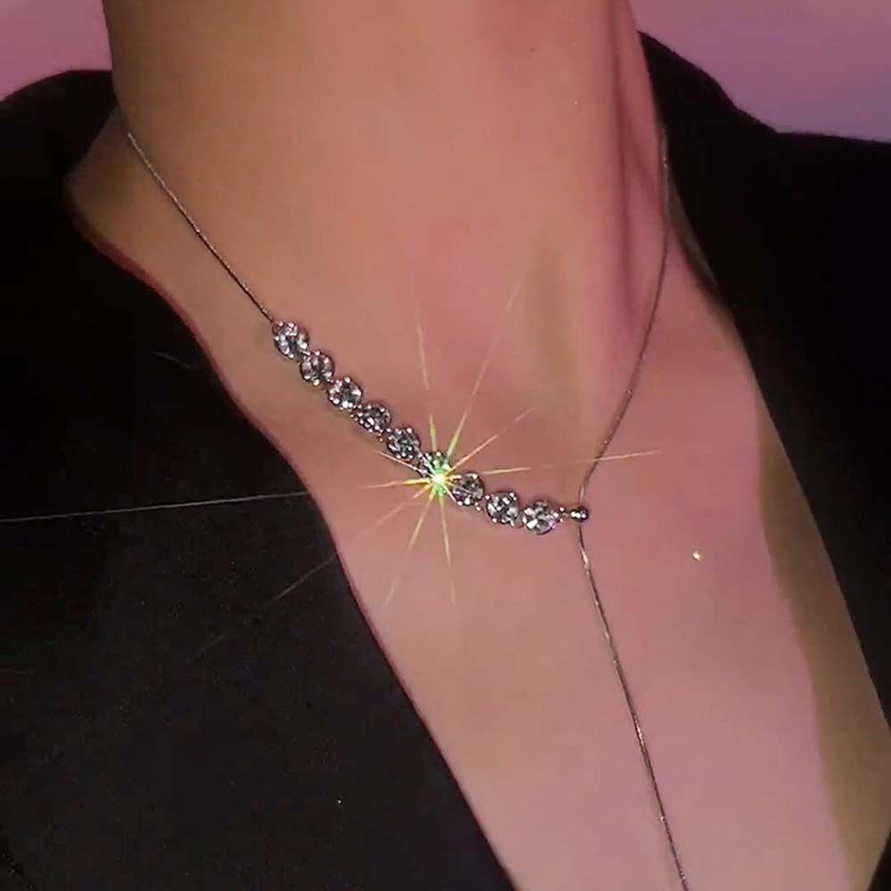 Qqmall Vòng Cổ Choker Bằng Hợp Kim Đơn Giản Phong Cách Hip Hop Hàn Quốc Cho Nữ