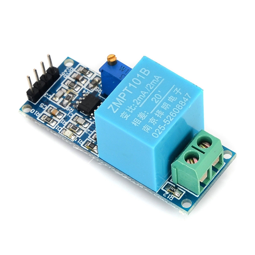 【READY STOCK】Cảm biến điện áp một pha 2mA Module biến áp điện áp xoay chiều cho Arduino