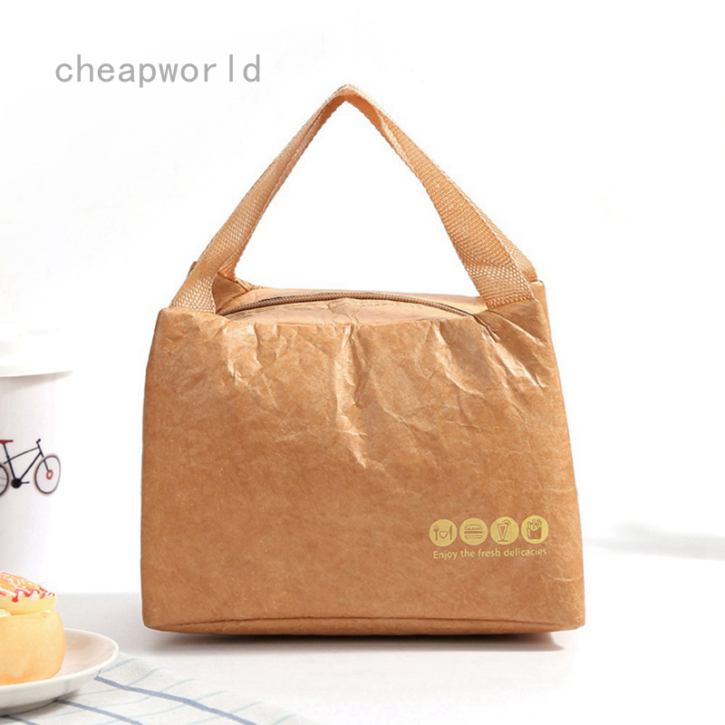 Túi giấy đựng cơm trưa cách nhiệt thân thiện với môi trường tiện lợi dễ sử dụng