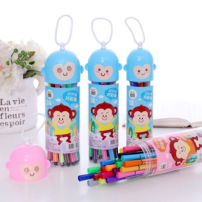 Hộp màu dạ water pen 12 màu có hộp đựng bảo quản