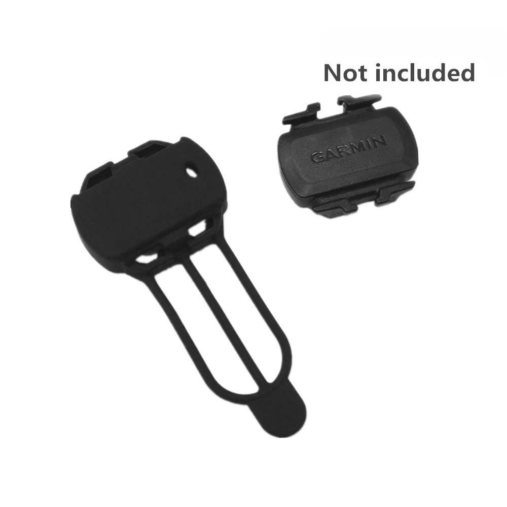1 Vỏ Bảo Vệ Cảm Biến Tốc Độ Bằng Silicon Màu Đen Cho Garmin Bike