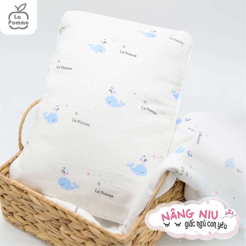 Gối Đỡ Đầu Sơ Sinh  La pomme  2 Mẫu