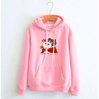 Áo Nỉ Hoodie Nam Nữ Đều Mặc Được THỎ CUTE New Hot Trend Vải Nỉ Bông Dày Mịn Big Size > 100kg - HD00016