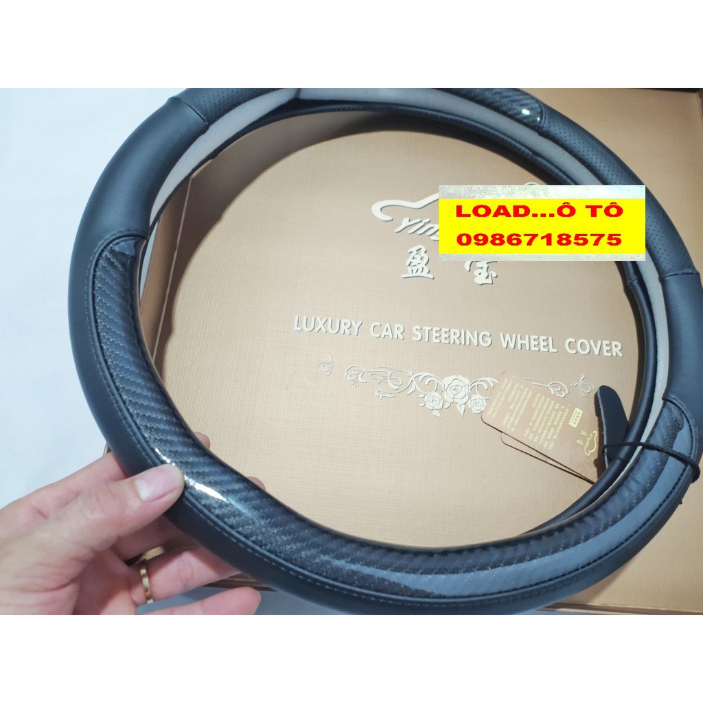 Bọc Vô Lăng Mazda 6 Vân Carbon cao Cấp