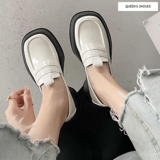 Giày Lười Da Đế Dày Thời Trang Dành Cho Nữ