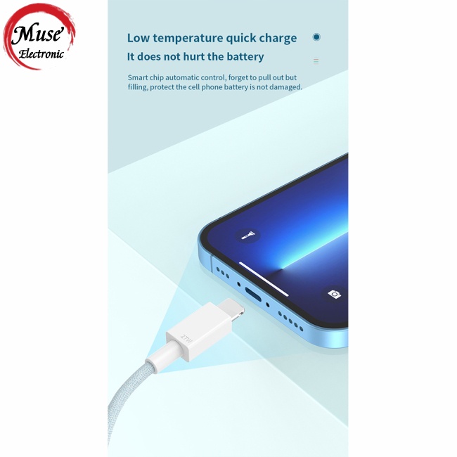 Cáp Sạc Nhanh Pd 27w 20w / 18w Cho Iphone 12 Iphone 13 Điện Thoại