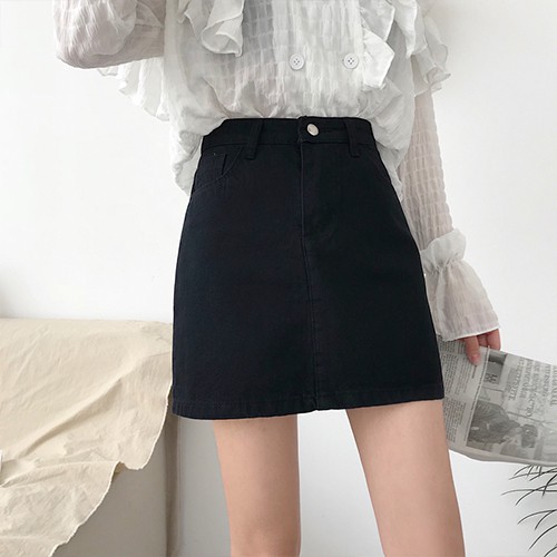 chân váy denim chữ a thời trang dành cho nữ | BigBuy360 - bigbuy360.vn