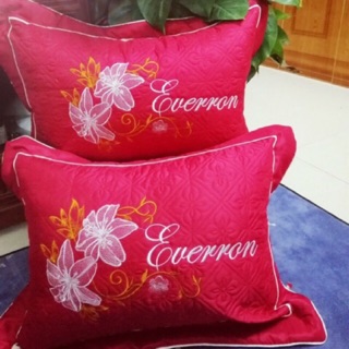 Đôi vỏ gối thêu đẹp chất satin (tuyển sỉ, ctv)