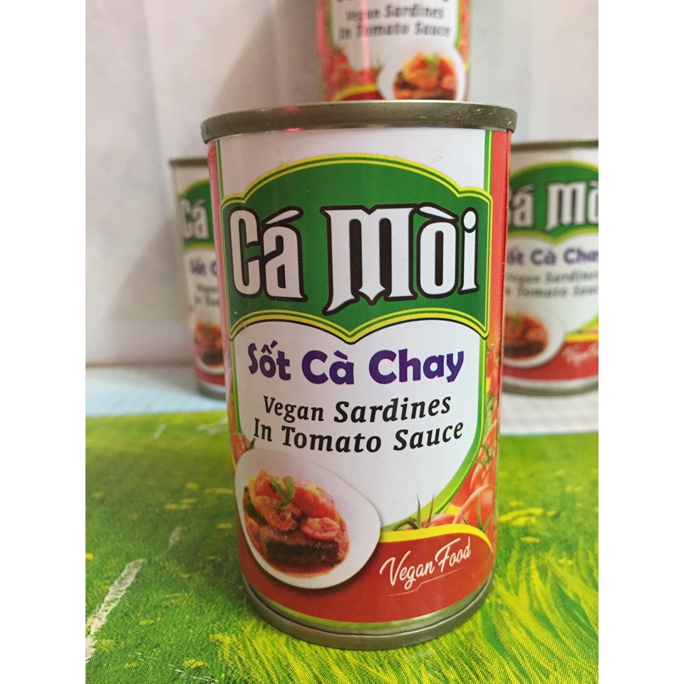 Cá Mòi Chay Sốt Cà Đóng Hộp - Hộp x 150g